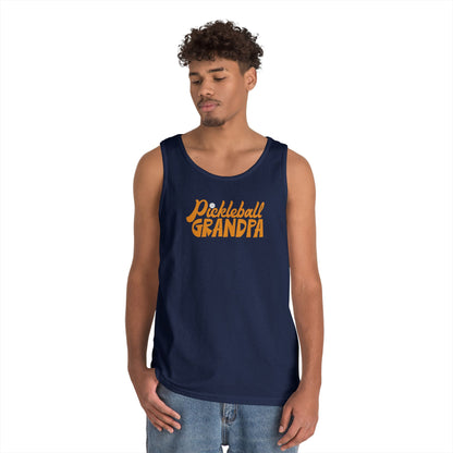 Men's Unique Pickleball Tank Top - Pickleball Grandpa