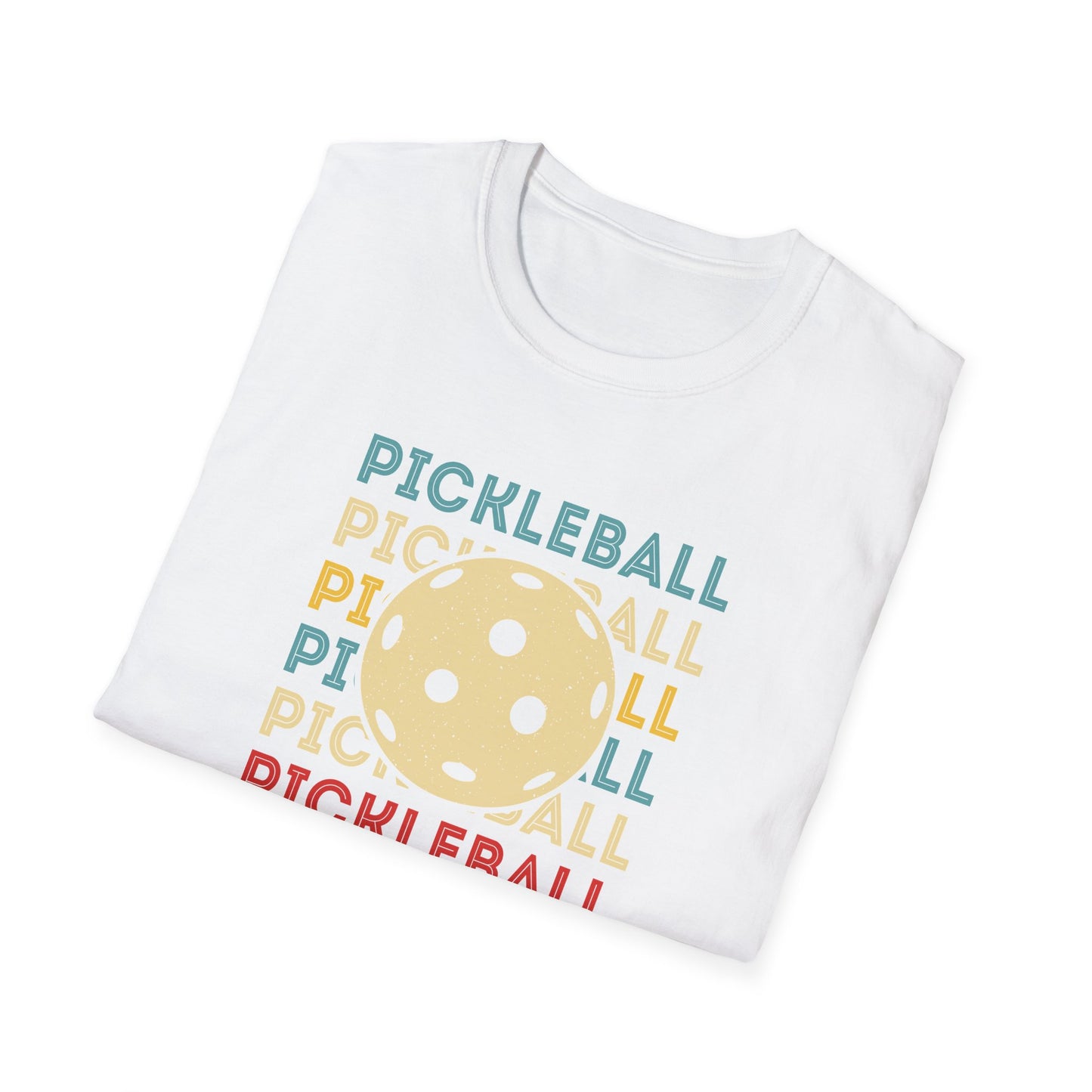 Men's Fun Pickleball T-shirt - Pickleball and Ball