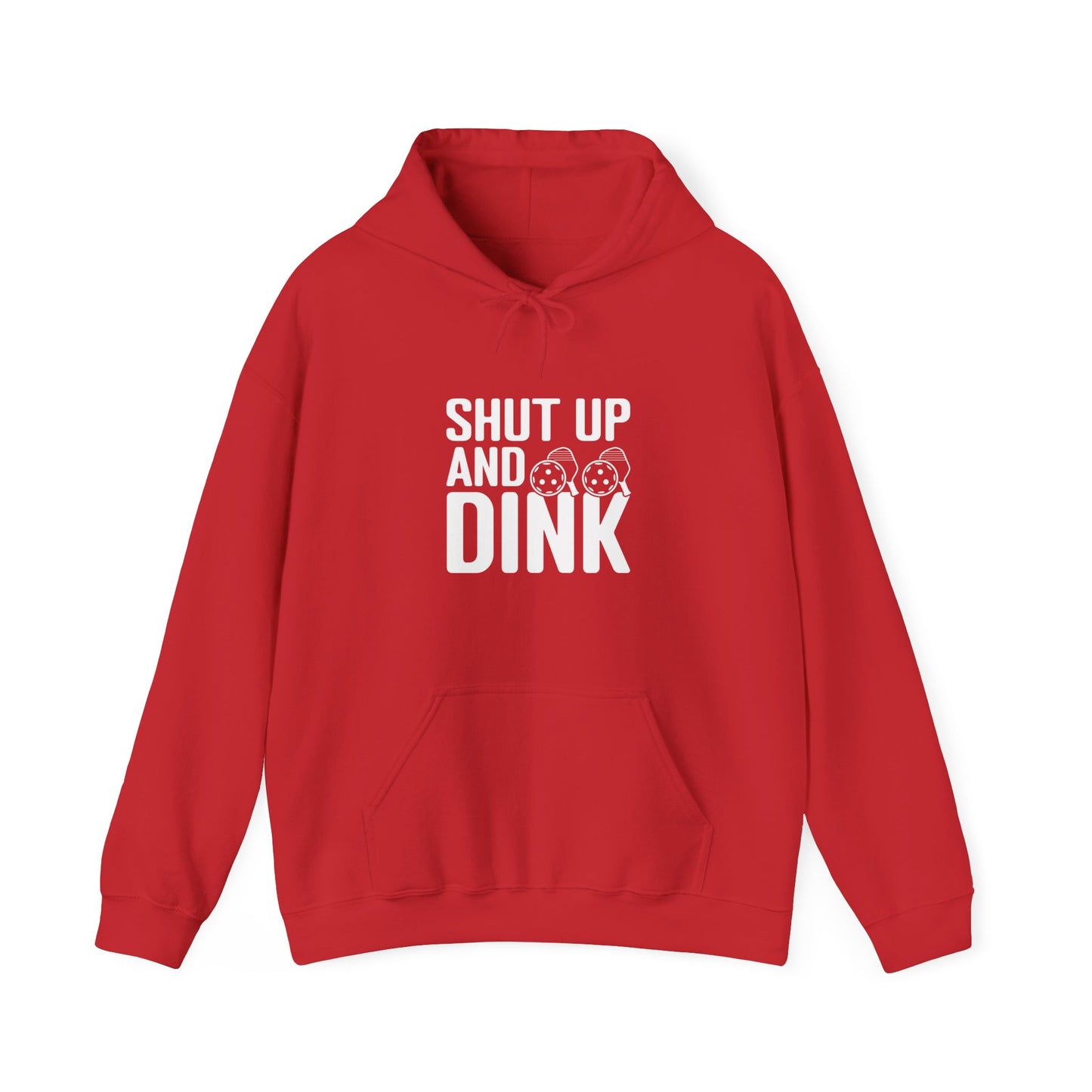 Women's Comfy Pickleball Hoodie - Shut Up and Dink