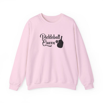 Women's Cute Pickleball Sweatshirt - Pickleball Queen Pink