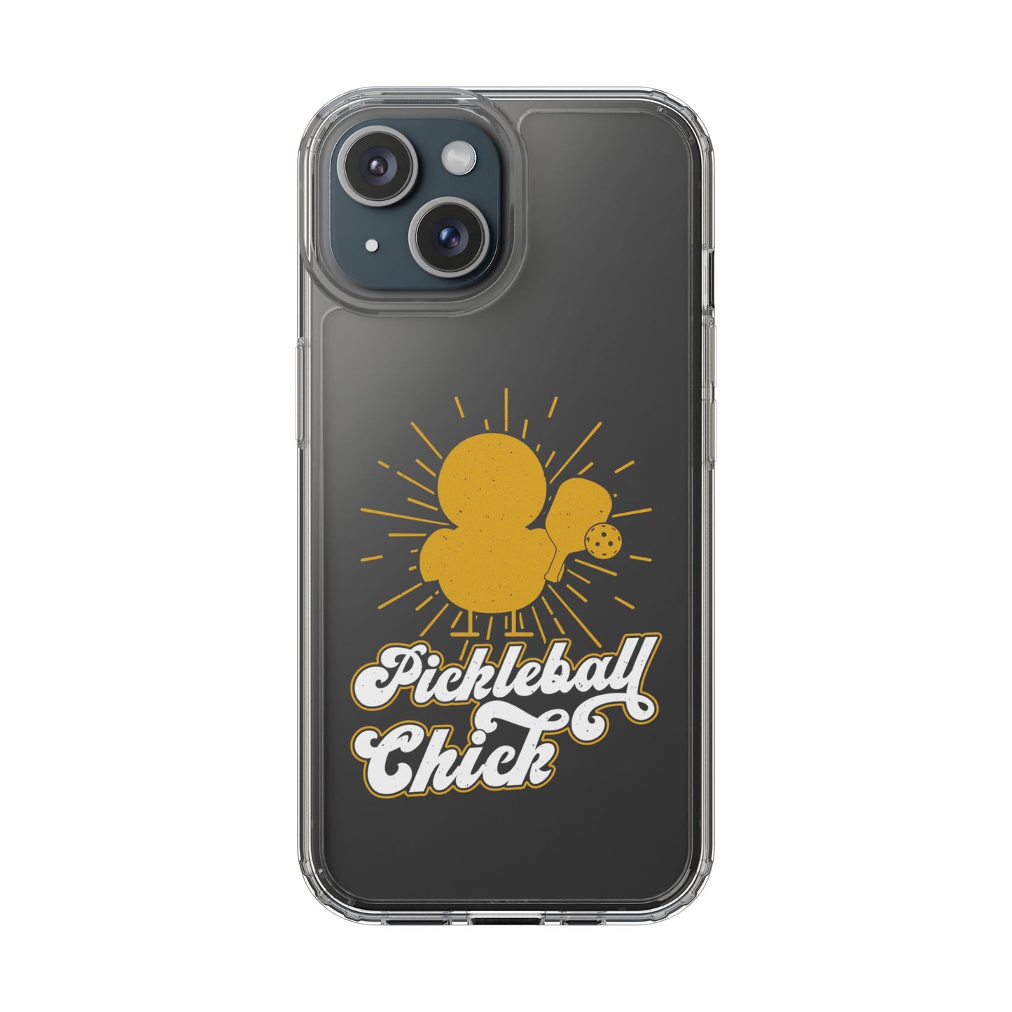 Pickleball Funny Phone case - Pickleball Chick Clear