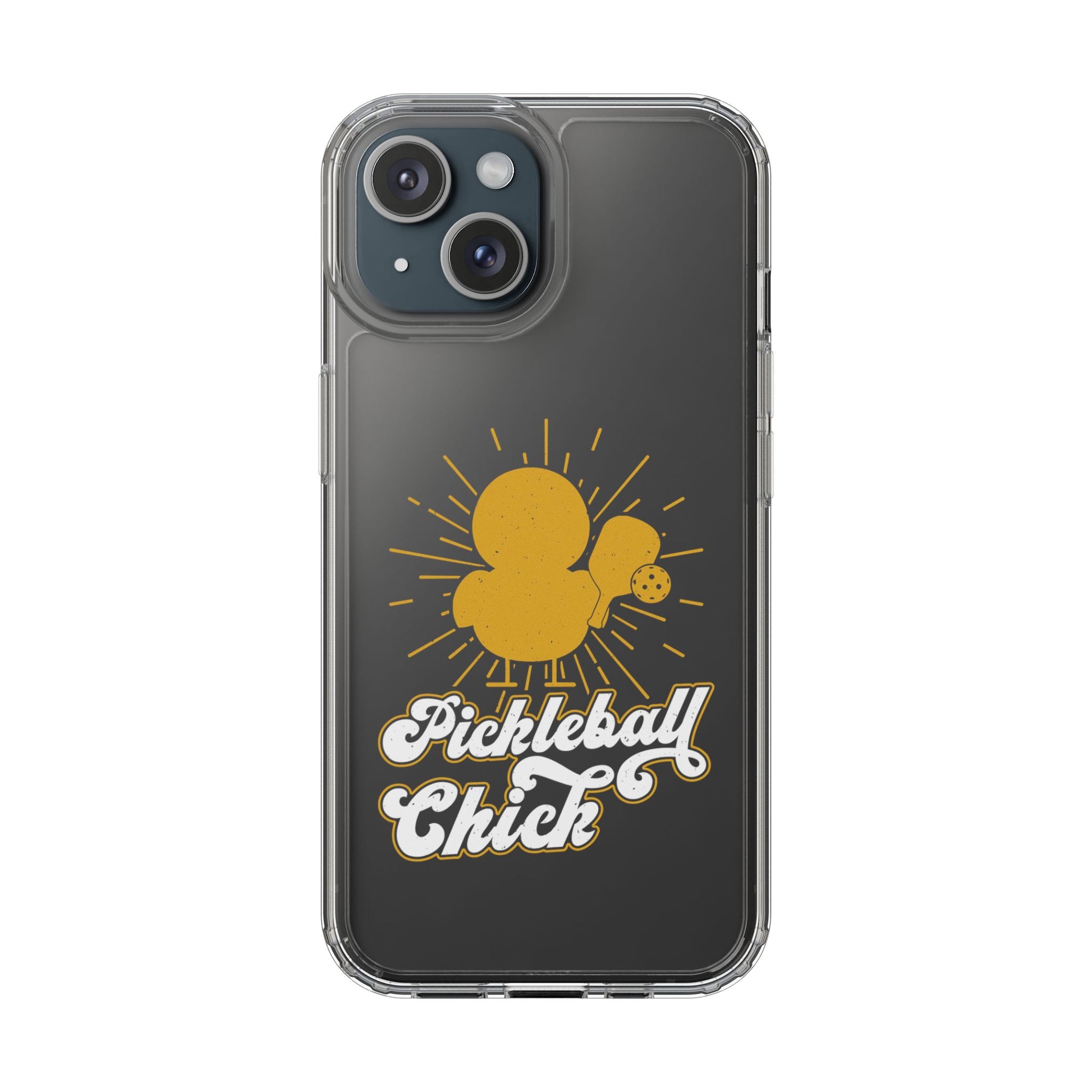 Pickleball Funny Phone case - Pickleball Chick Clear