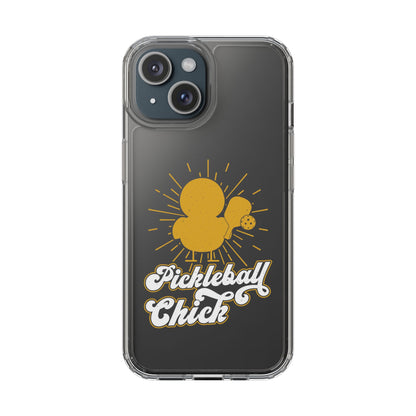 Pickleball Funny Phone case - Pickleball Chick Clear