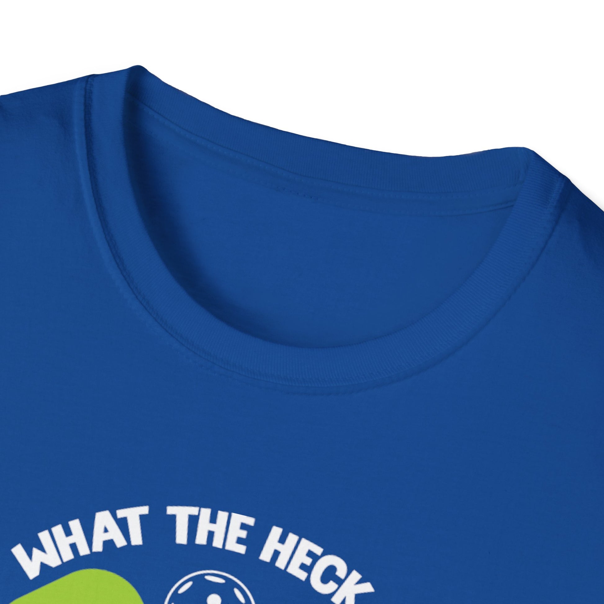 Men's Funny Pickleball T-shirt - What the Heck Is Pickleball?