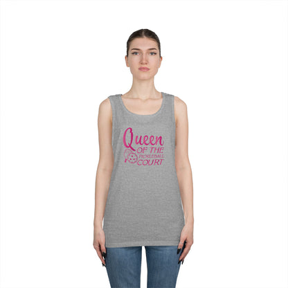 Women's Cute Pickleball Tank Top - Queen of the Pickleball Court