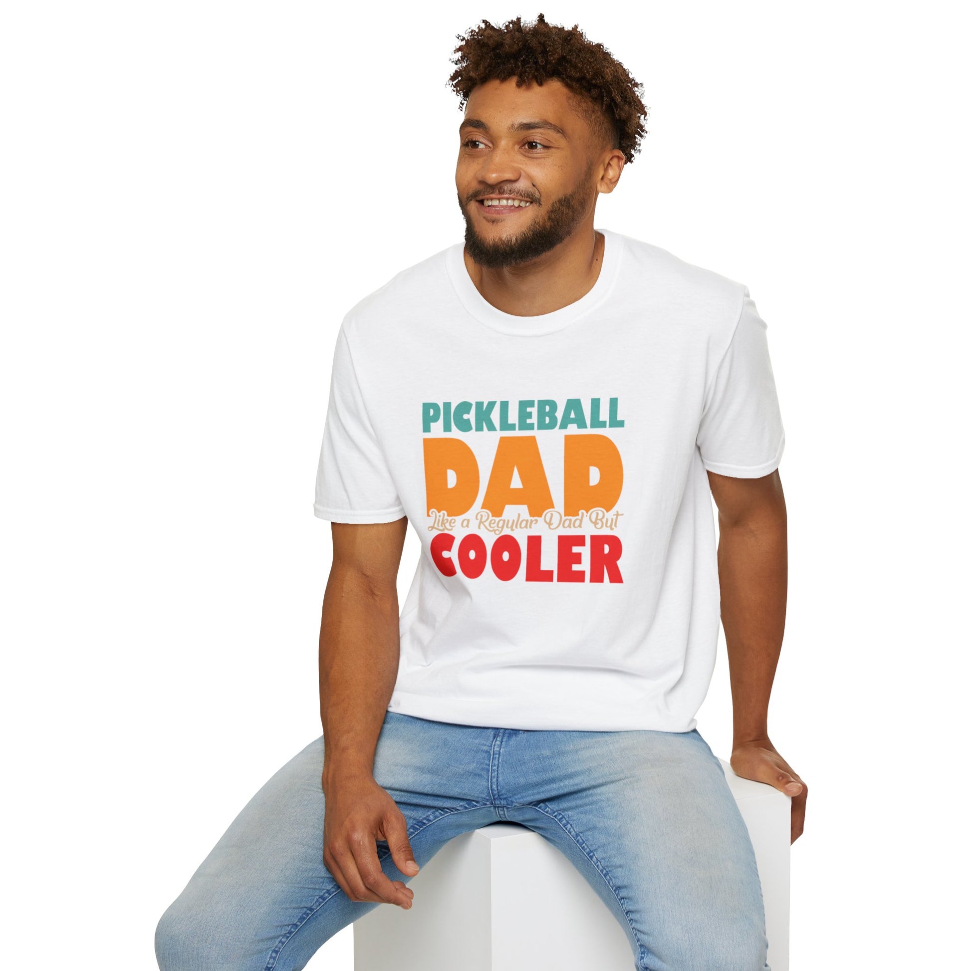 Men's Pickleball T-shirt - Pickleball Dad Like Regular Dad but Cooler