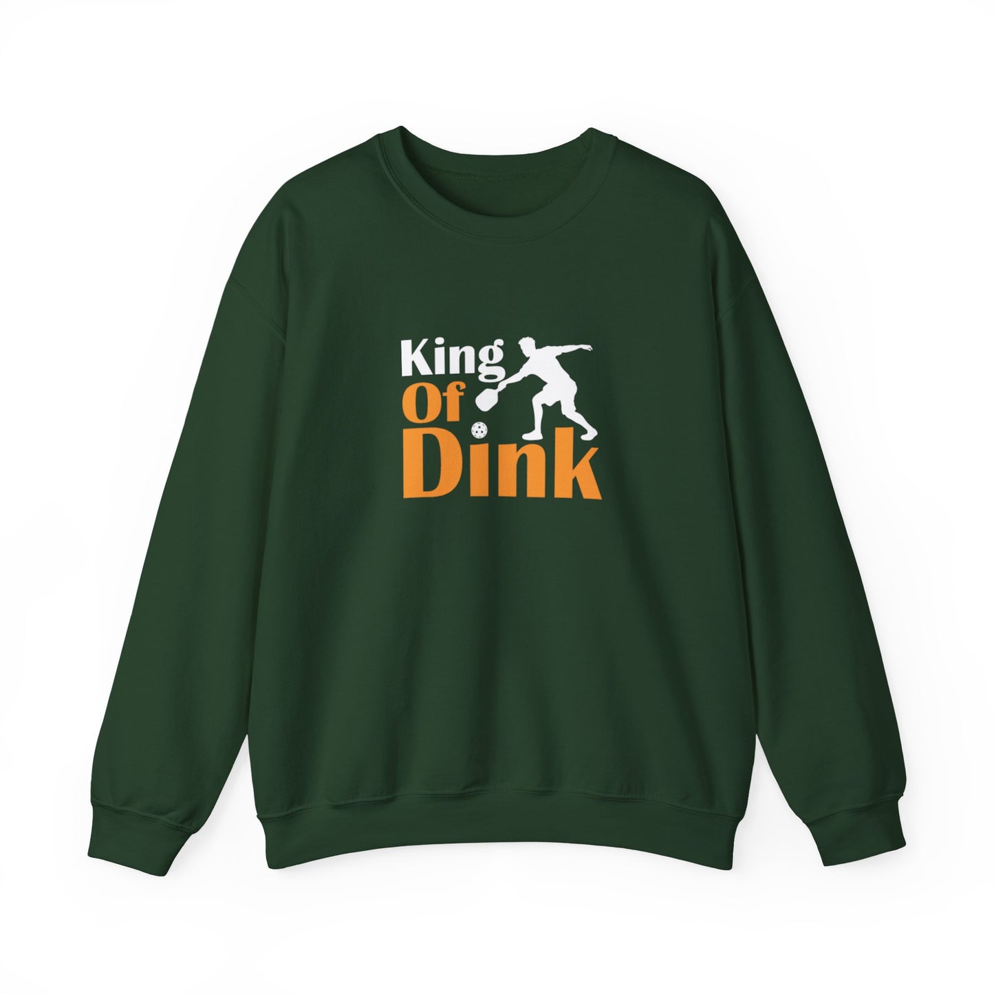 Men's Cool Pickleball Sweatshirt - King of Dink Green
