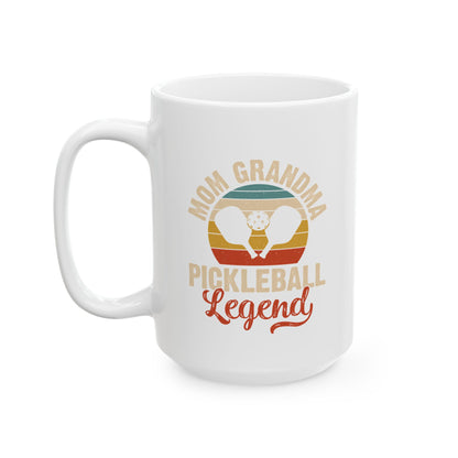 Funny Pickleball Mug - Mom grandma pickleball legend