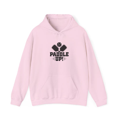 Women's Durable Pickleball Hoodie - Paddle Up Pink