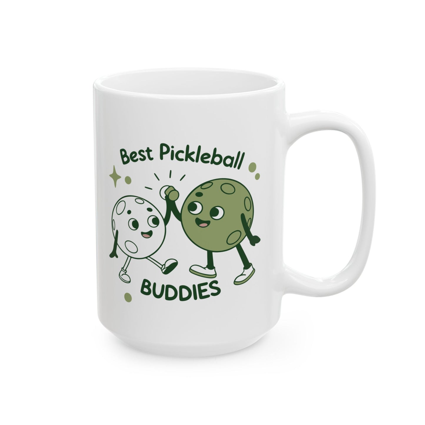 Pickleball Cute Mug - Best Pickleball Buddies White