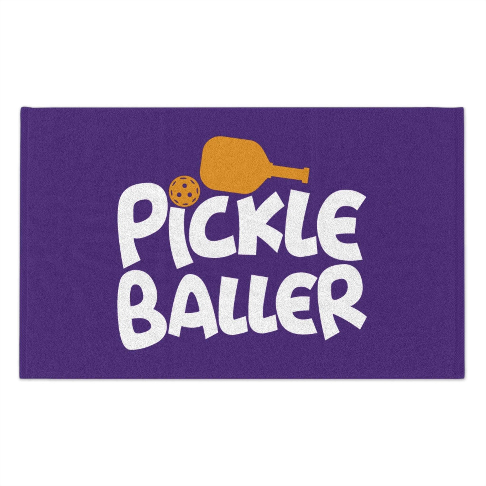 Pickleball Durable Rally Towel - Pickleballer Purple