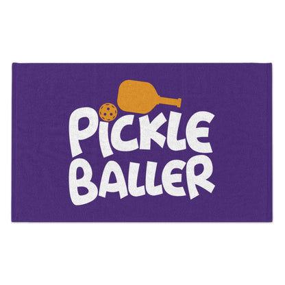 Pickleball Durable Rally Towel - Pickleballer Purple