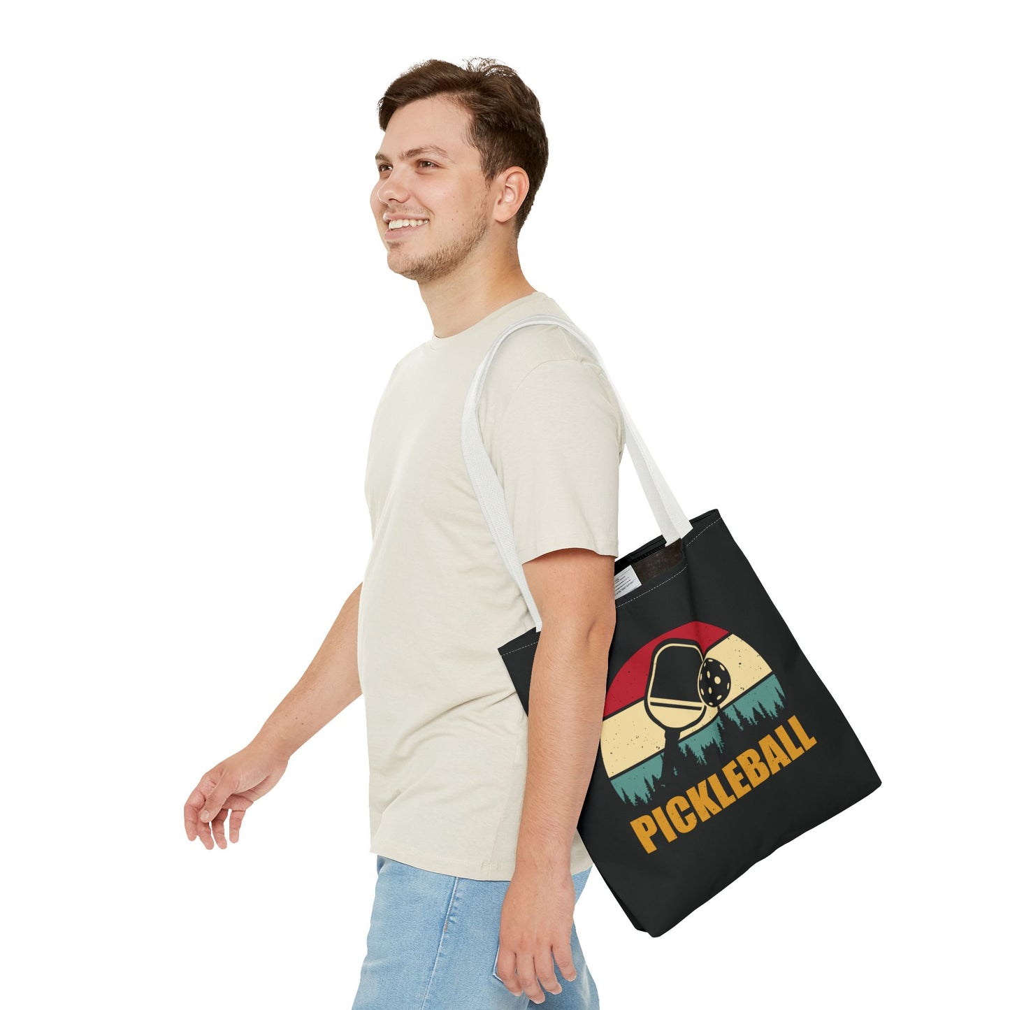 Pickleball Cool Tote Bag - Pickleball Retro
