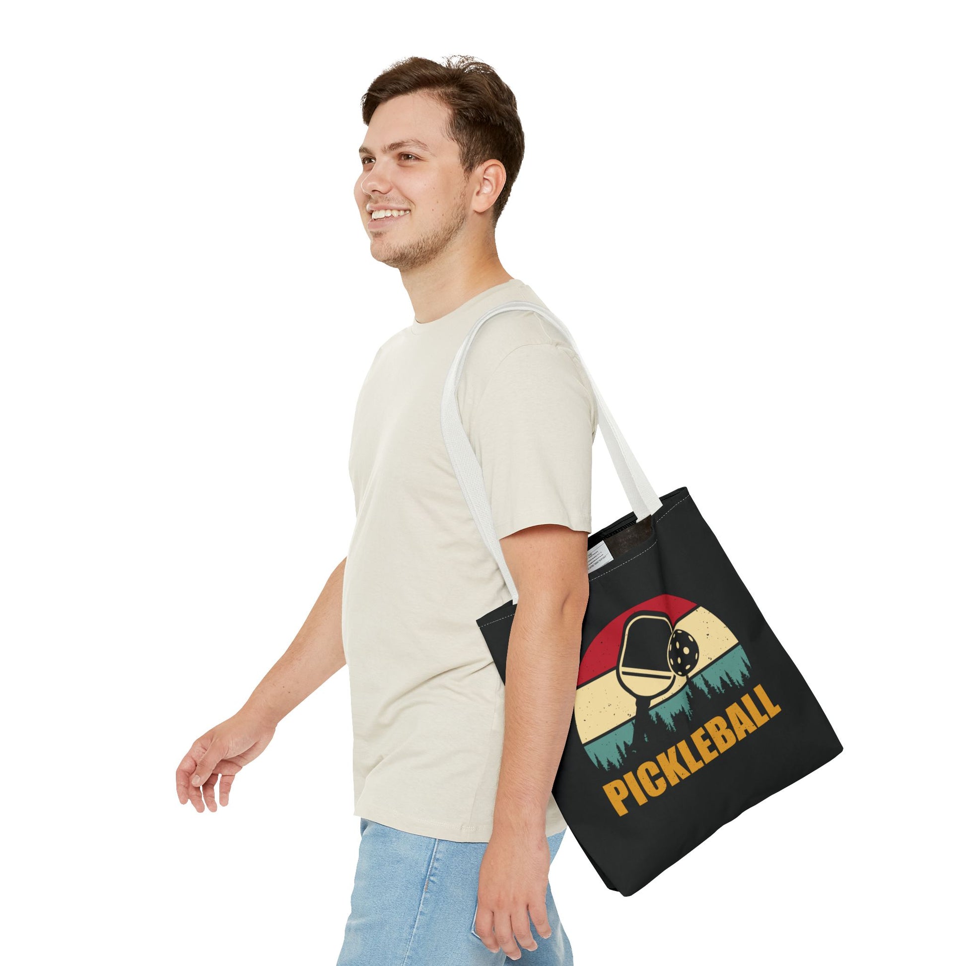 Pickleball Cool Tote Bag - Pickleball Retro