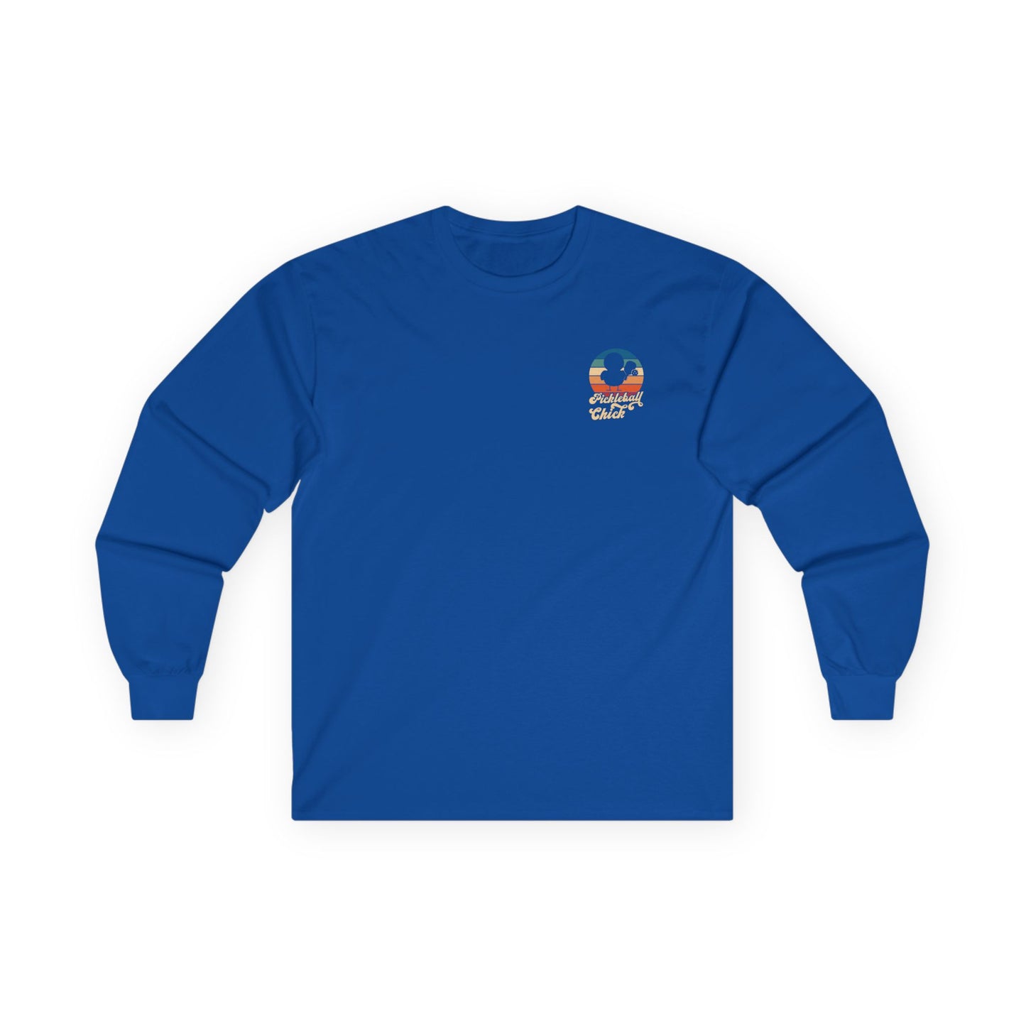 Women's Durable Pickleball Long Sleeves top - Crazy Pickleball Girl Royal