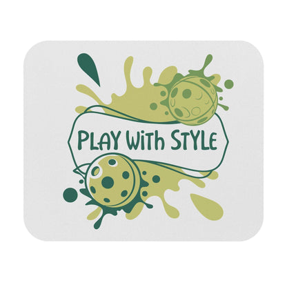 Pickleball Stylish Mouse pad - Play with Style White
