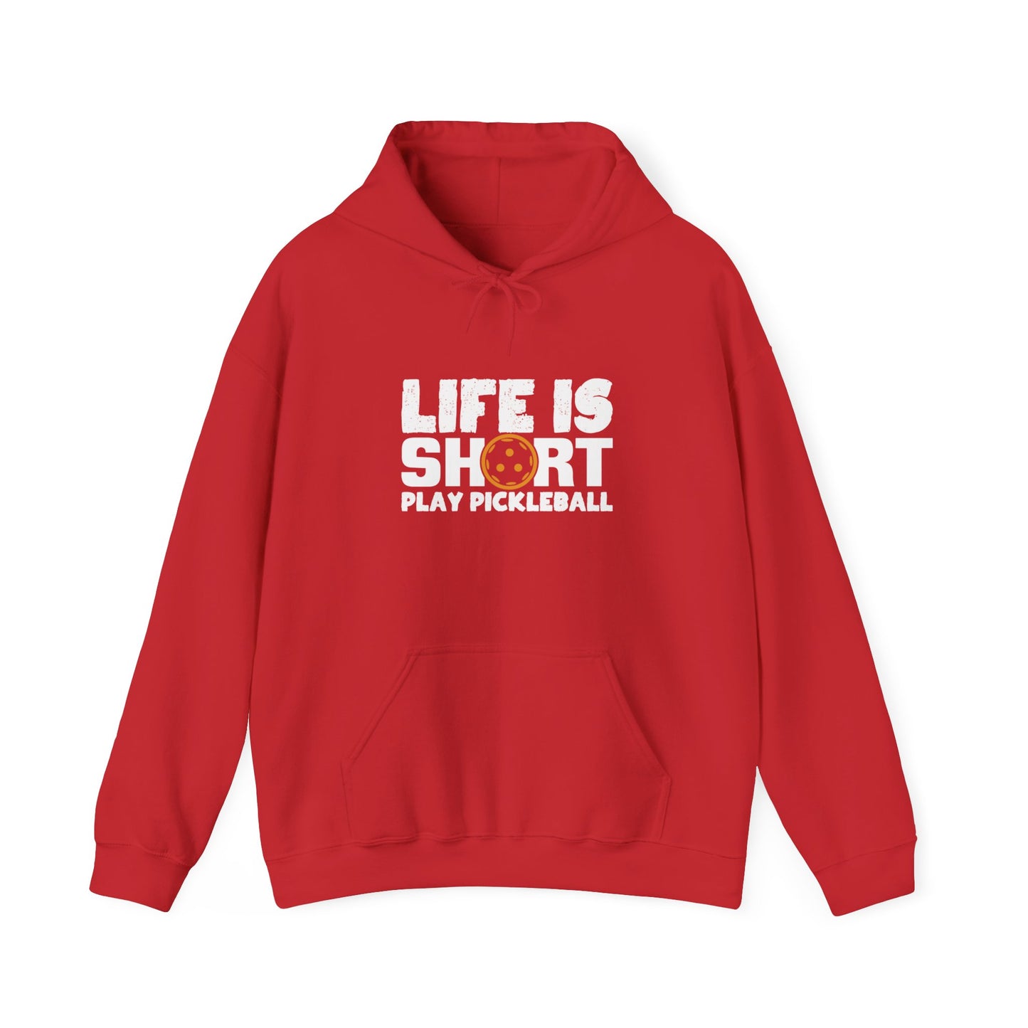 Women's Quirky Pickleball Hoodie - Life Is Short Play Pickleball