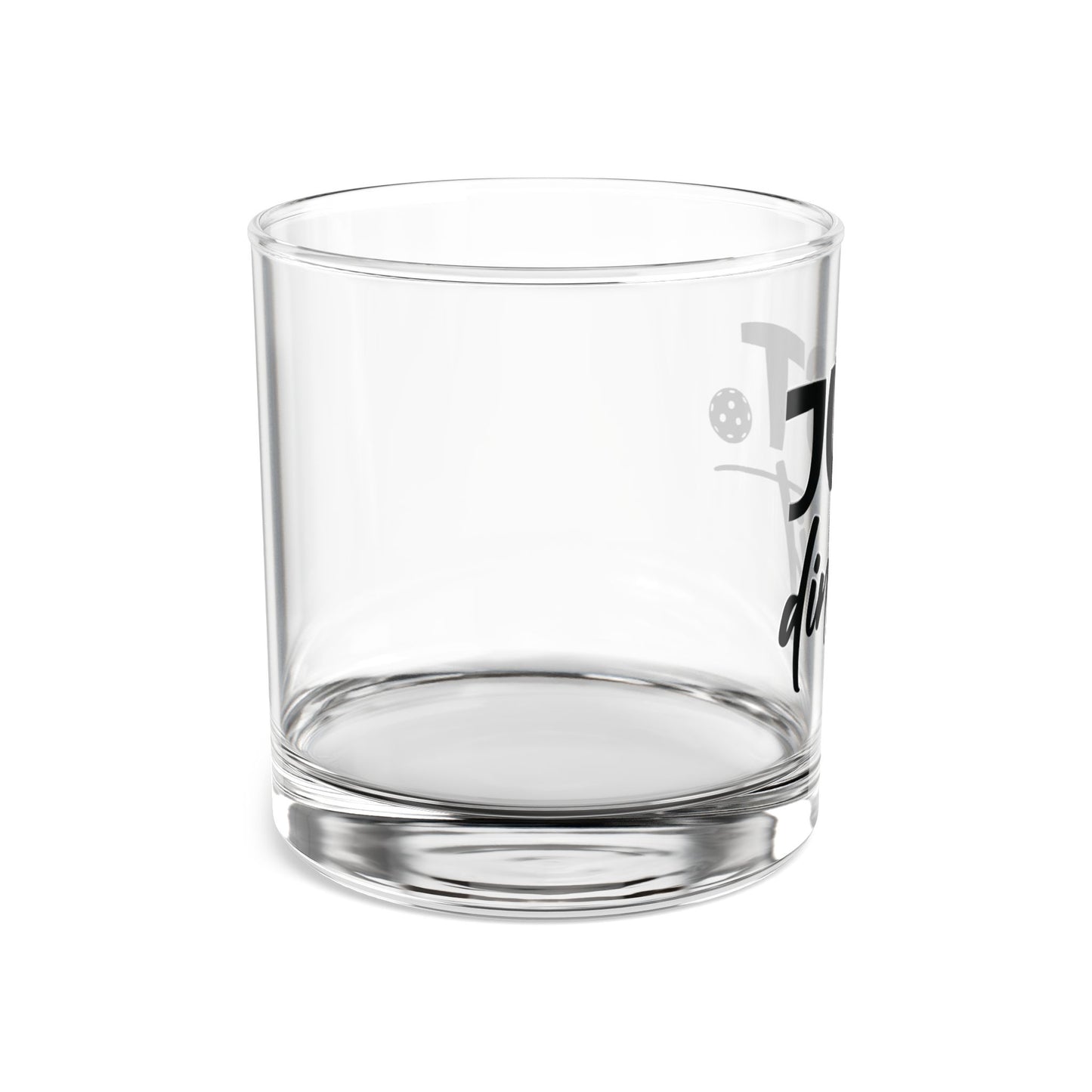 Pickleball Funny Rocks Glass - Just Dink It