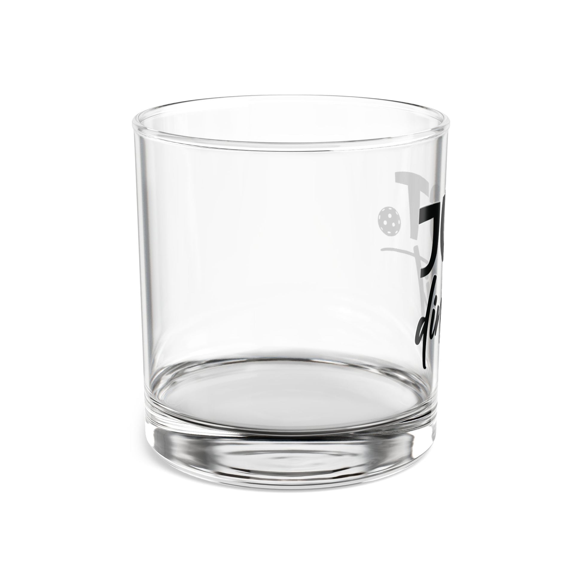 Pickleball Funny Rocks Glass - Just Dink It