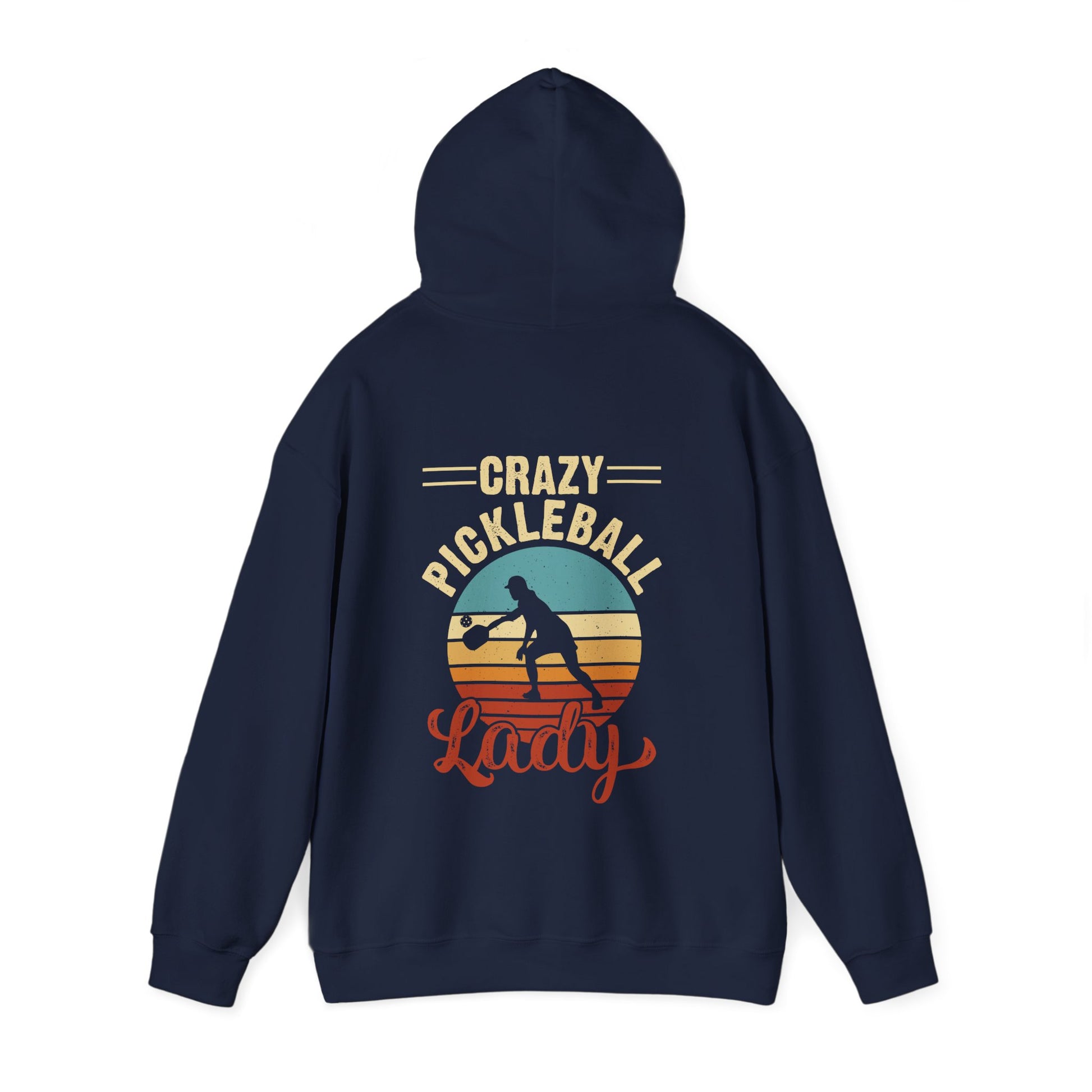 Women's Vibrant Pickleball Hoodie - Crazy Pickleball Lady