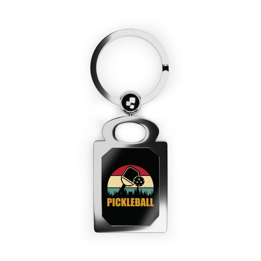 Pickleball Cool Keyring - Pickleball Retro