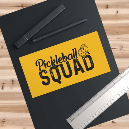 Pickleball Energetic Bumper Sticker - Pickleball Squad
