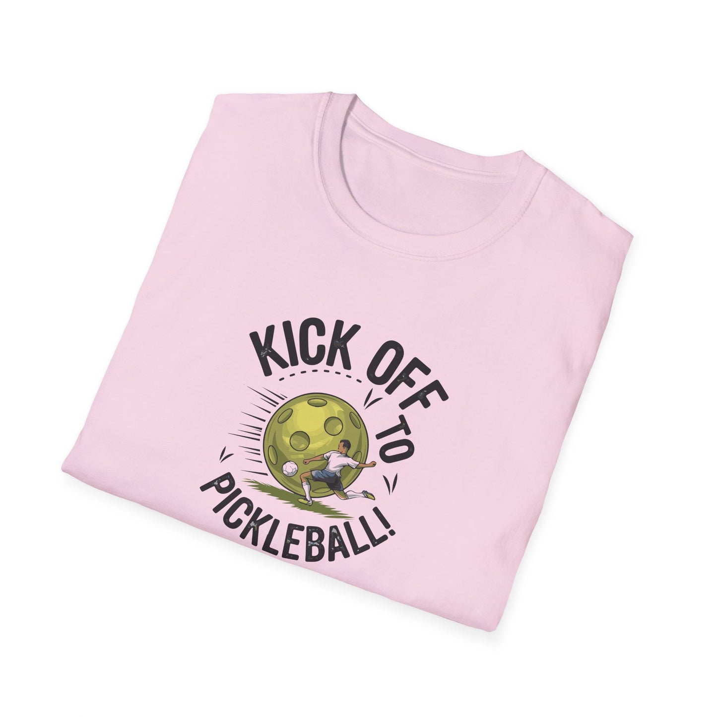 Women's Stylish Pickleball T-shirt - Kick Off to Pickleball