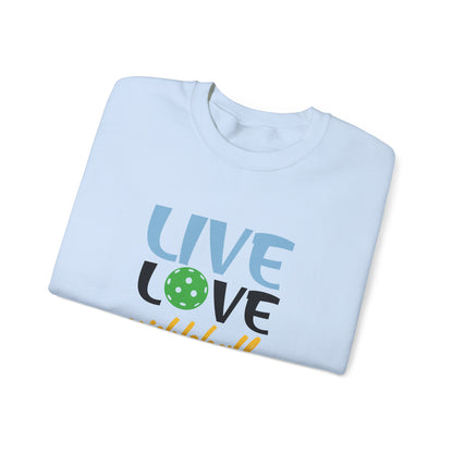 Women's Playful Pickleball Sweatshirt - Live Love Pickleball