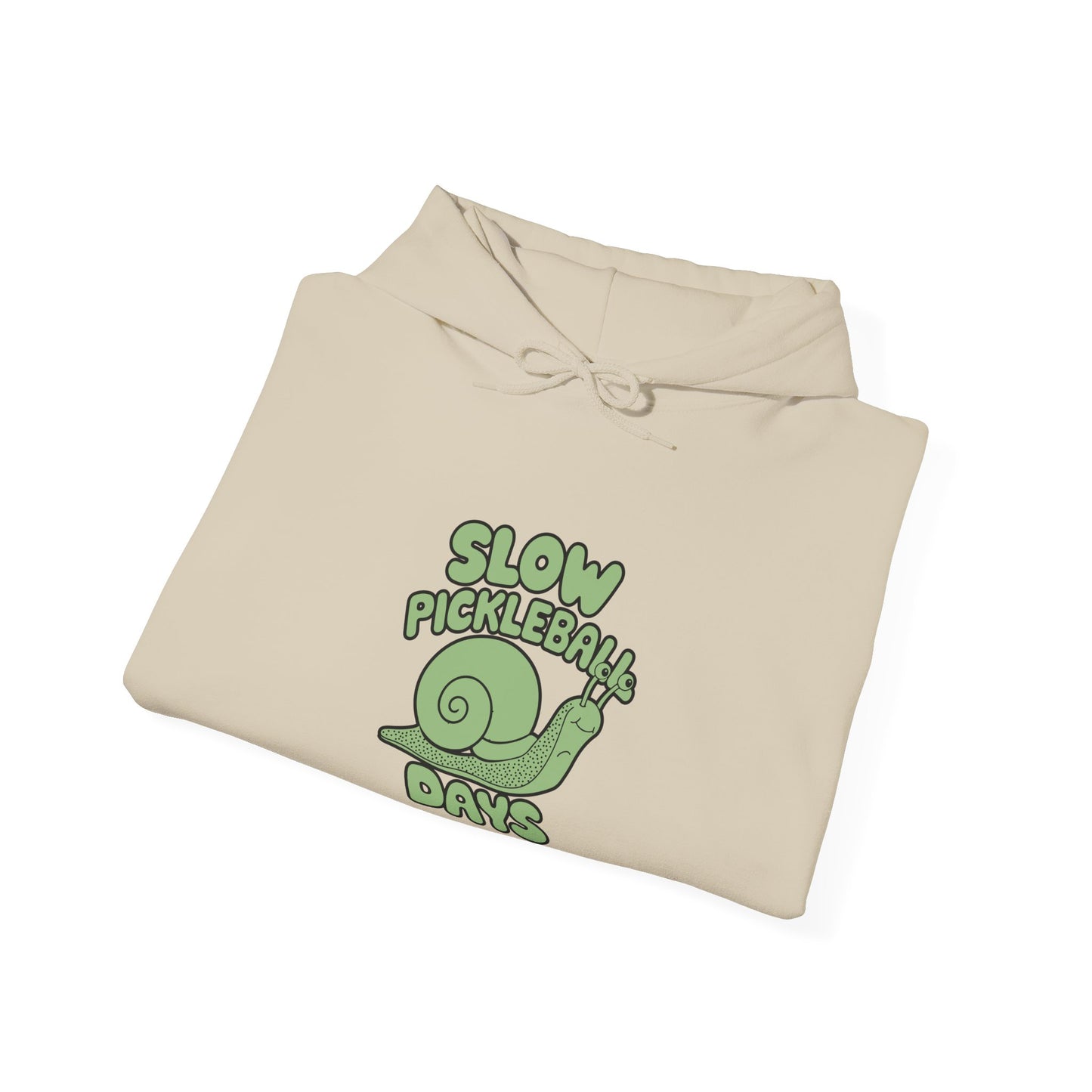 Men's Comfy Pickleball Hoodie - Slow Pickleball Days