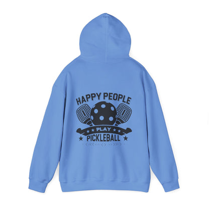 Men's Playful Pickleball Hoodie - Happy People Play Pickleball