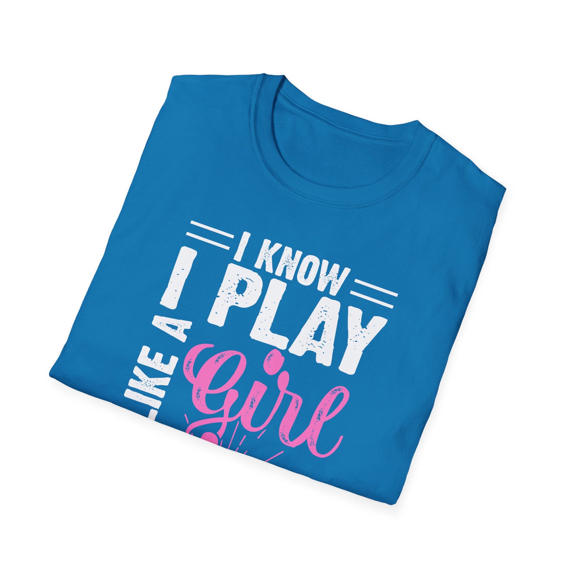Women's Pickleball T-shirt - I know I play like a girl, try to keep up