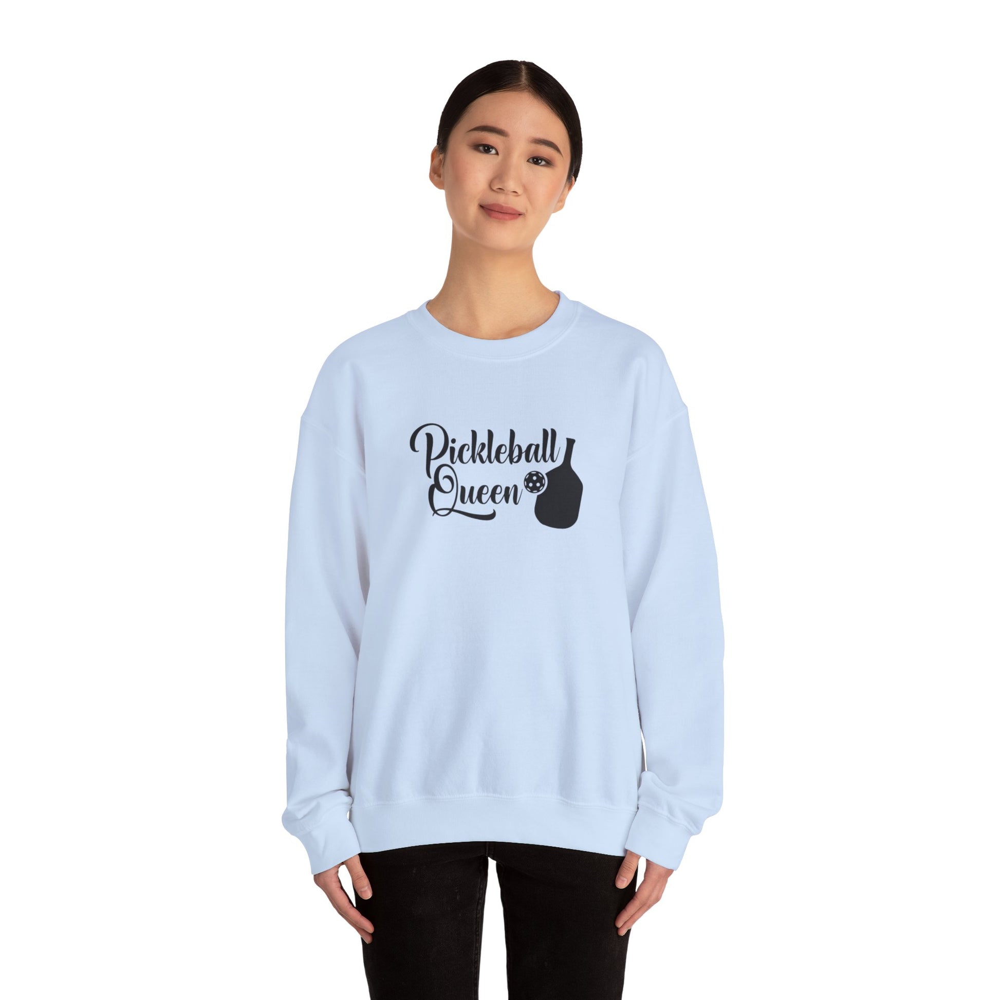Women's Cute Pickleball Sweatshirt - Pickleball Queen