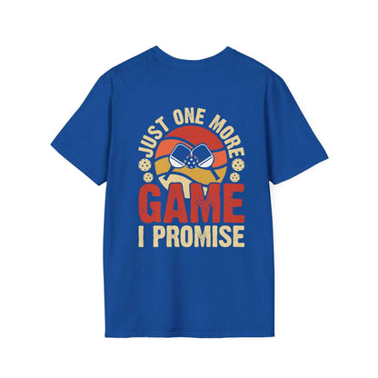 Men's Funny Pickleball T-Shirt - Just One More Game I Promise Retro