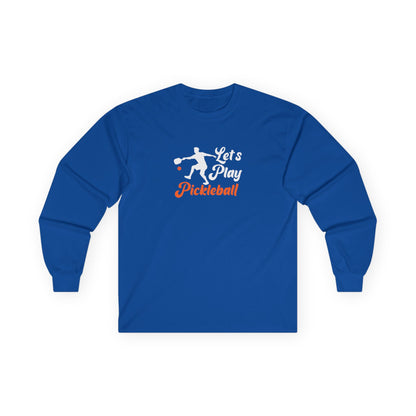 Men's Playful Pickleball Long Sleeves top - Let's Play Pickleball S