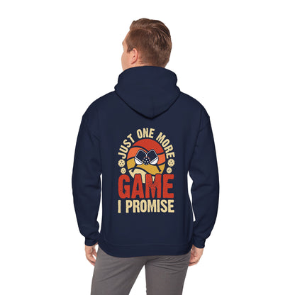 Men's Funny Pickleball Hoodie - Just One More Game I Promise