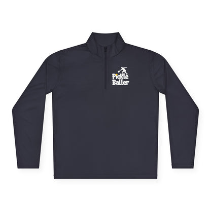 Women's Lightweight Pickleball Pullover - Happy People Play Pickleball Navy