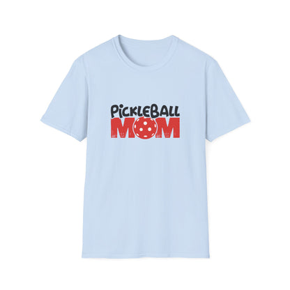 Women's Pickleball T-Shirt - Pickleball Mom Blue