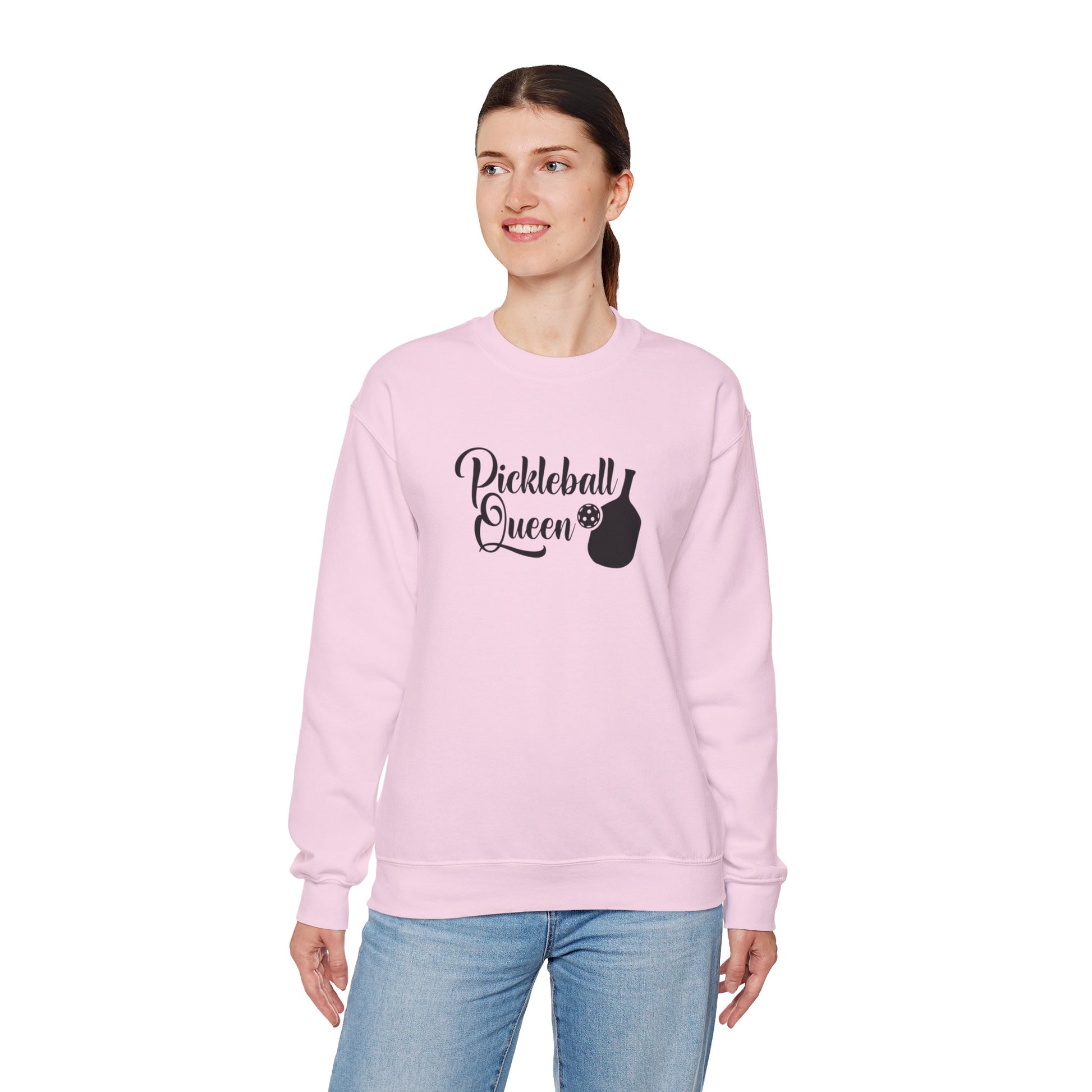 Women's Cute Pickleball Sweatshirt - Pickleball Queen