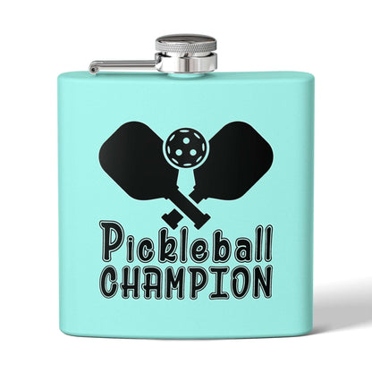 Pickleball Energetic Flask - Pickleball Champion Teal