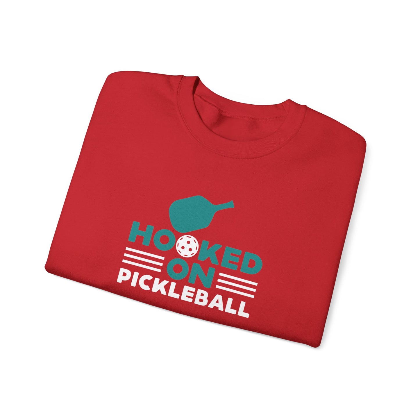 Women's Cool Pickleball Sweatshirt - Hooked on Pickleball