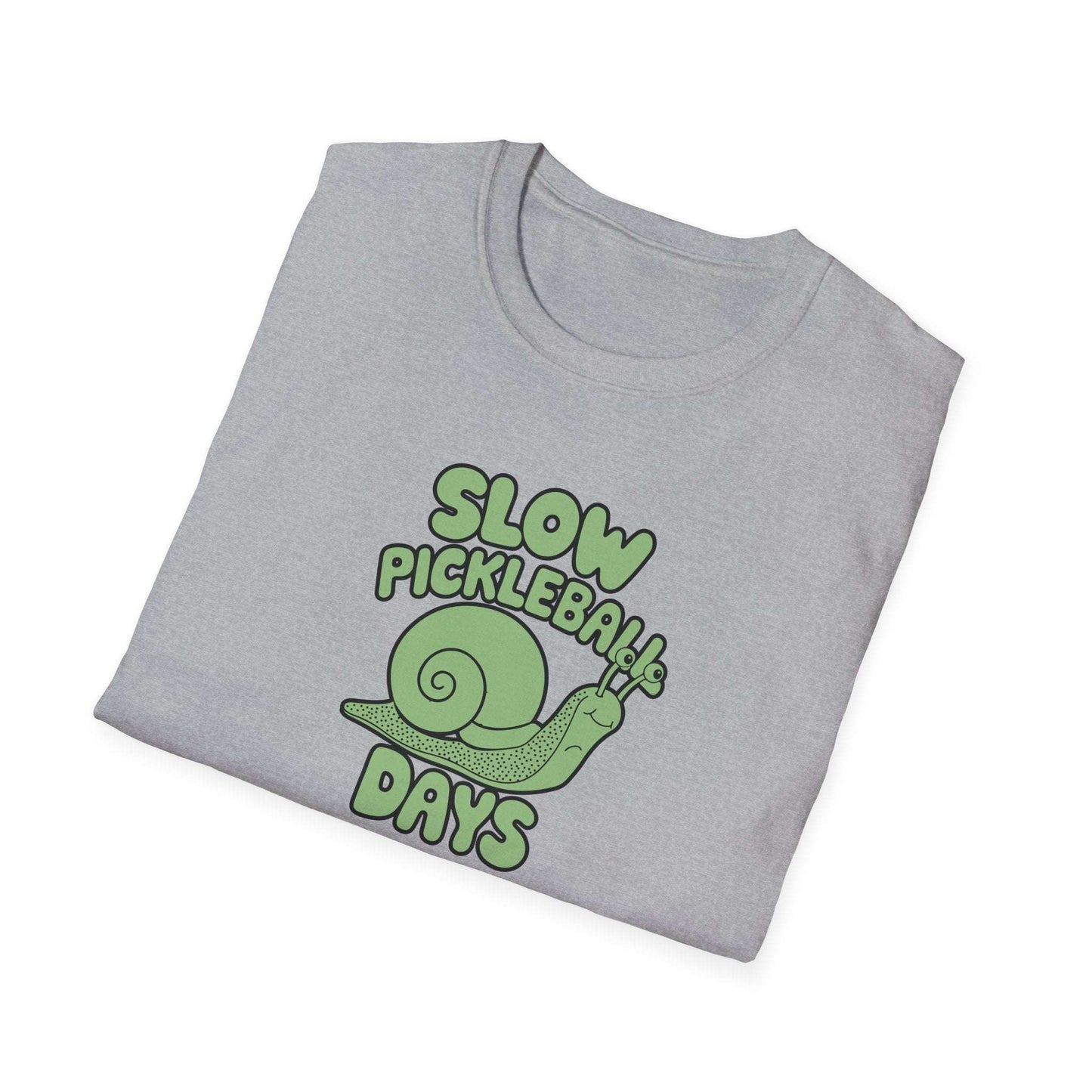Men's Soft Pickleball T-shirt - Slow Pickleball Days