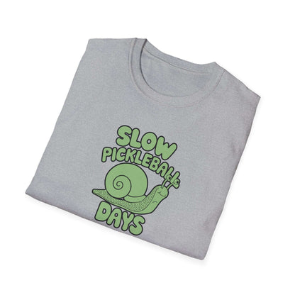 Men's Soft Pickleball T-shirt - Slow Pickleball Days