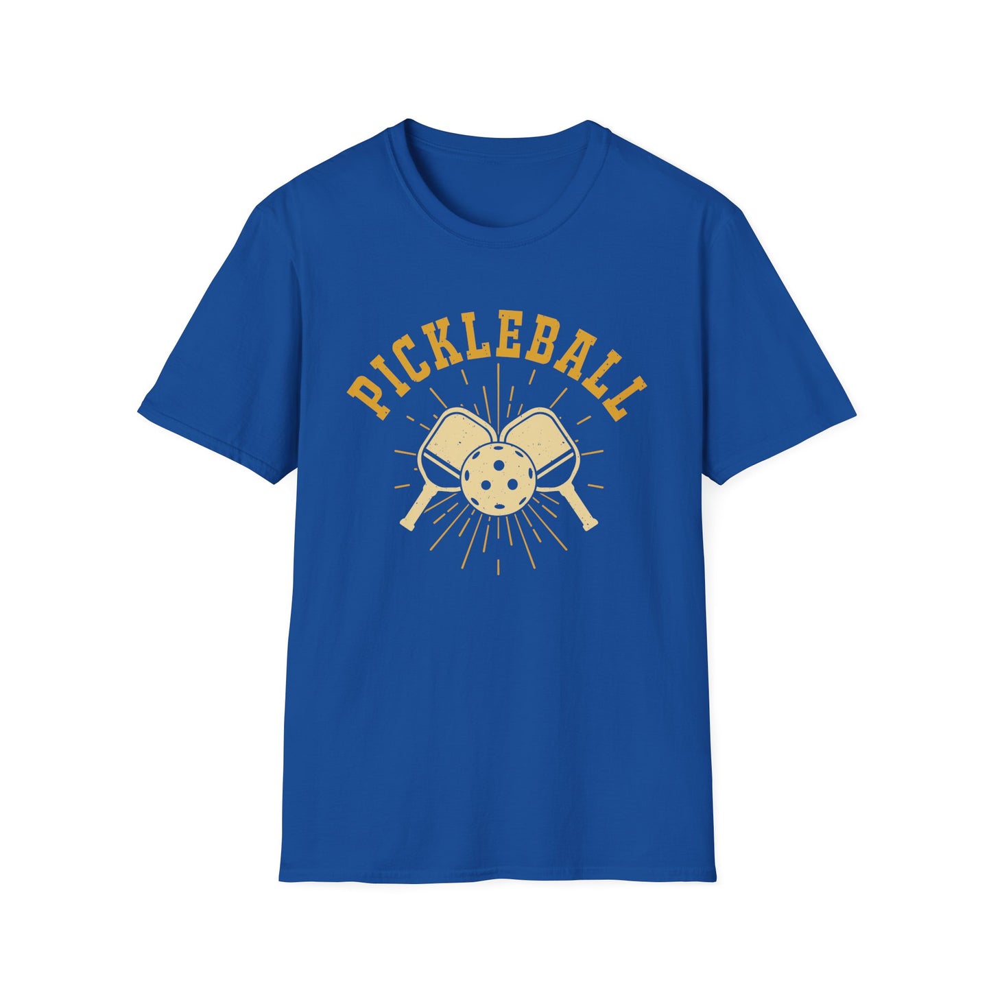 Men's Energetic Pickleball T-shirt - Pickleball Retro Royal