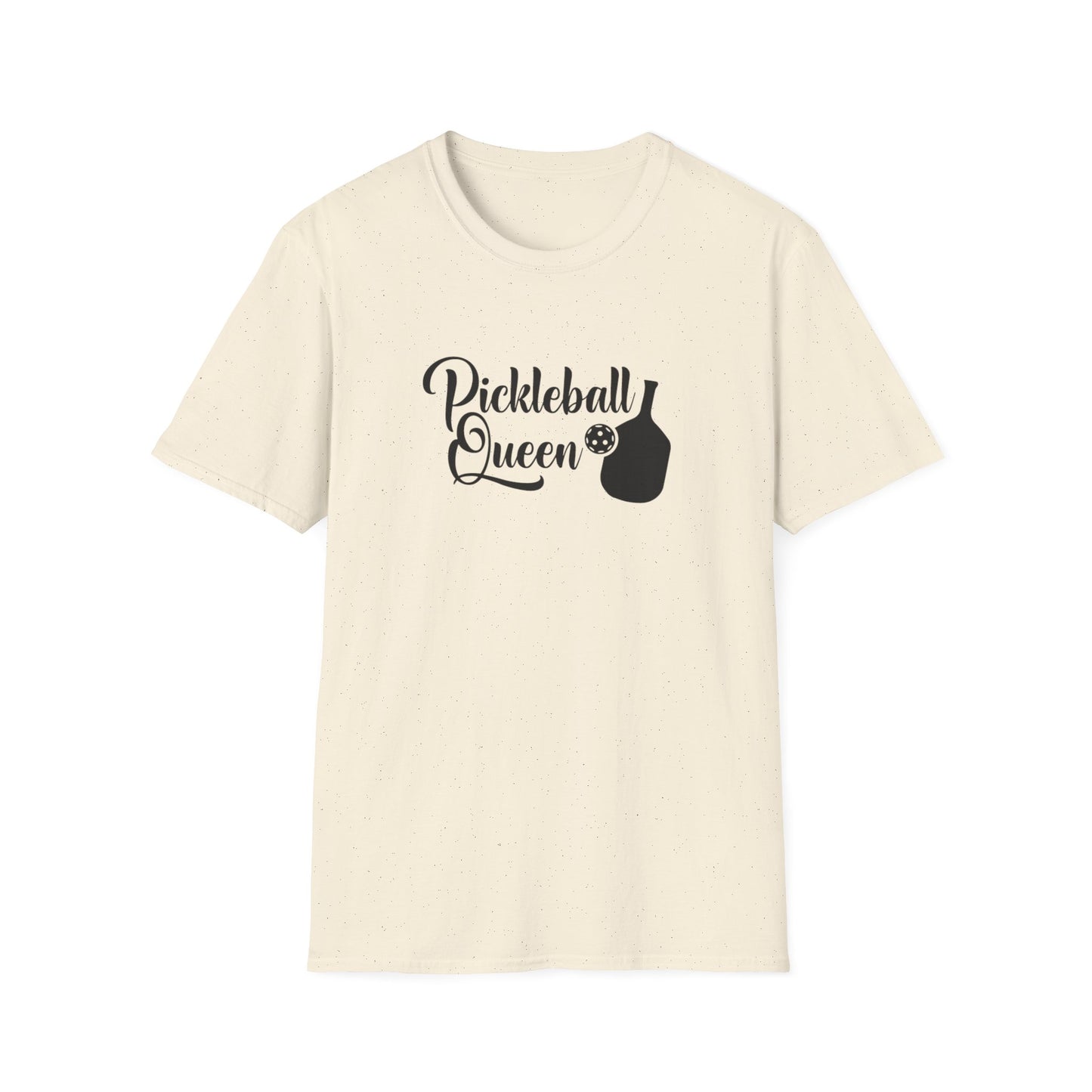Women's Stylish Pickleball T-shirt - Pickleball Queen Beige