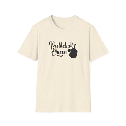 Women's Stylish Pickleball T-shirt - Pickleball Queen Beige