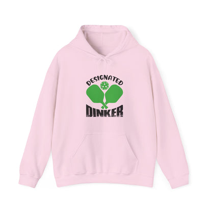 Women's Soft Pickleball Hoodie - Designated Dinker Pink