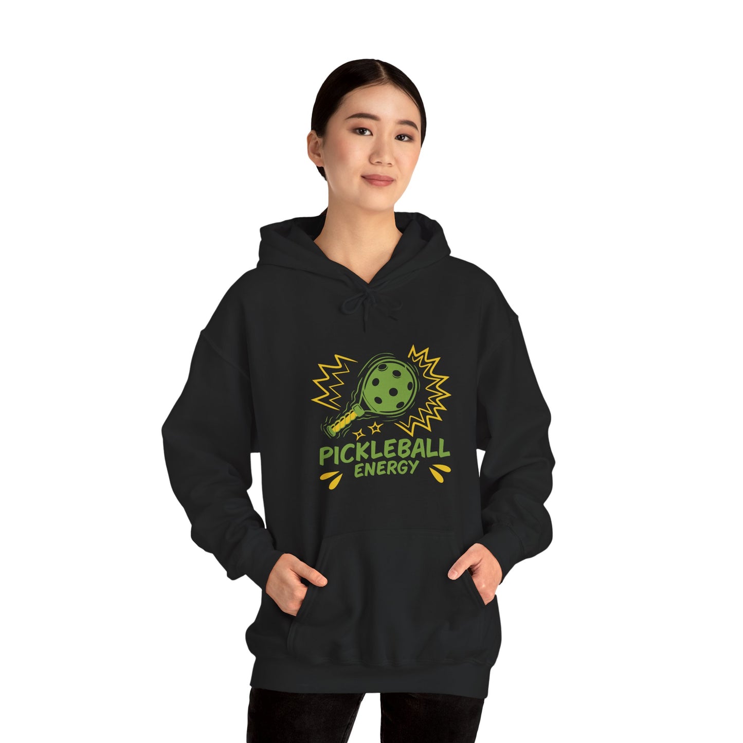 Women's Eye-Catching Pickleball Hoodie - Pickleball Energy