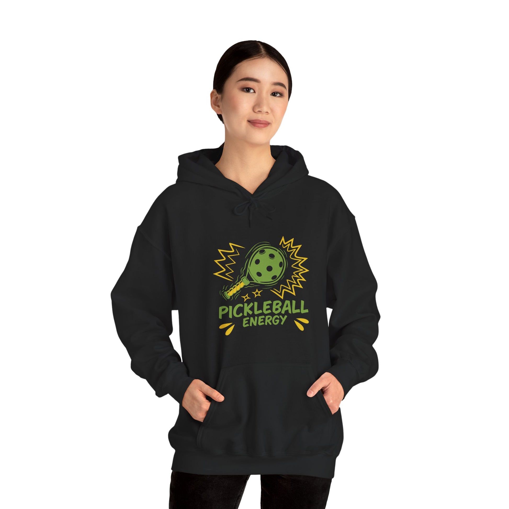 Women's Eye-Catching Pickleball Hoodie - Pickleball Energy
