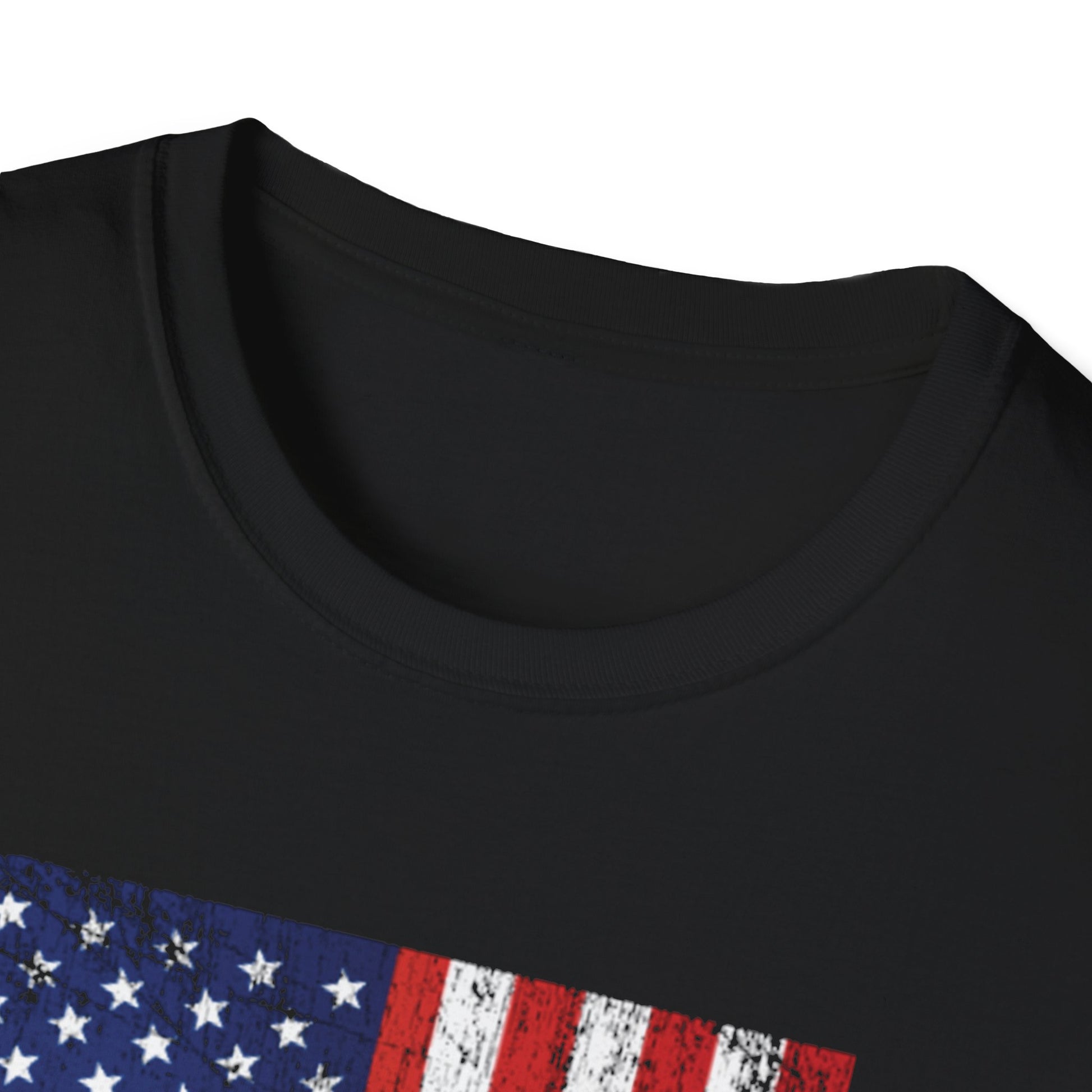 Women's Vibrant Pickleball T-shirt - Pickleball with American Flag