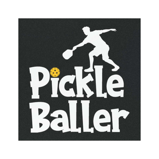 Pickleball Energetic Car Magnet - Pickleballer 5'' × 5''